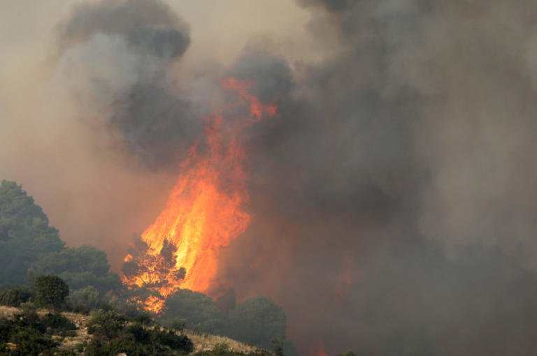 Φωτιά στην Χαλκιδική: “Πνίγει” τους κατοίκους ο καπνός – “Είναι καλύτερη η εικόνα” δηλώνει η Πολιτική Προστασία