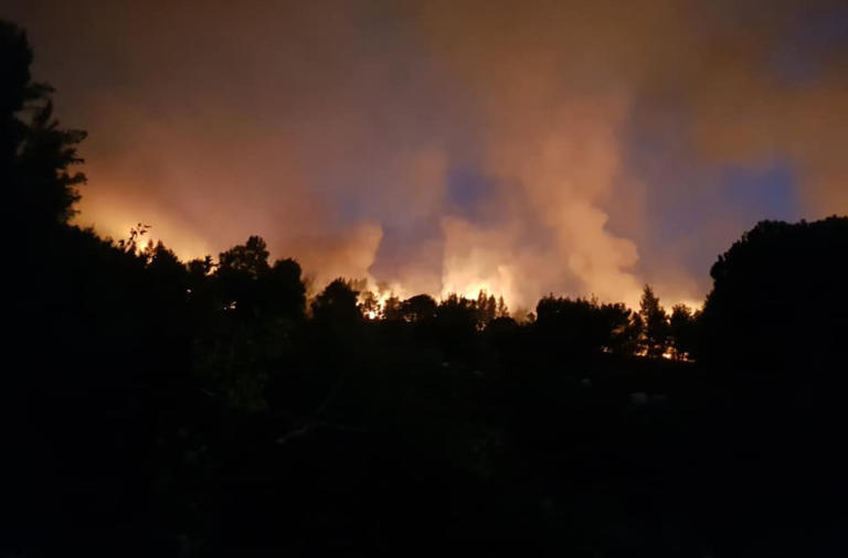 Χαλκιδική: Ολονύχτια μάχη με τις φλόγες – Σε ετοιμότητα μέχρι και τουριστικά πούλμαν για εκκένωση της Σάρτης