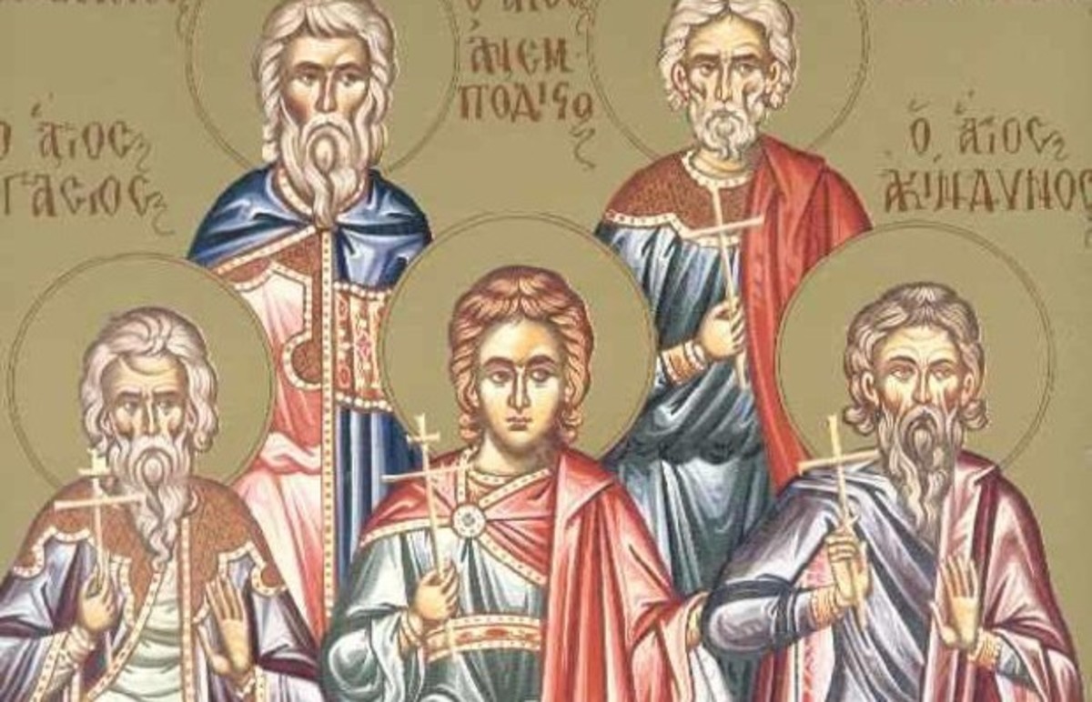 Τα περίεργα ονόματα που γιορτάζουνν σήμερα –  Άγιοι Ακίνδυνος, Αφθόνιος, Πηγάσιος, Ελπιδηφόρος και Ανεμπόδιστος