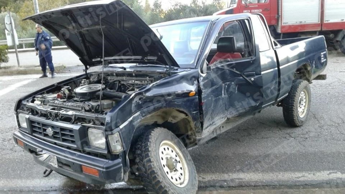 Ηλεία: Ένας τραυματίας σε σύγκρουση φορτηγού με αγροτικό στην Κρέστενα [pic]