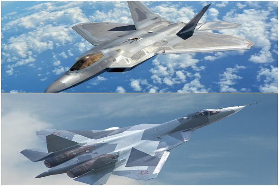 Μονομαχία stealth μαχητικών: F-22 εναντίον Su-57 – Ποιος βγαίνει νικητής! [pics]