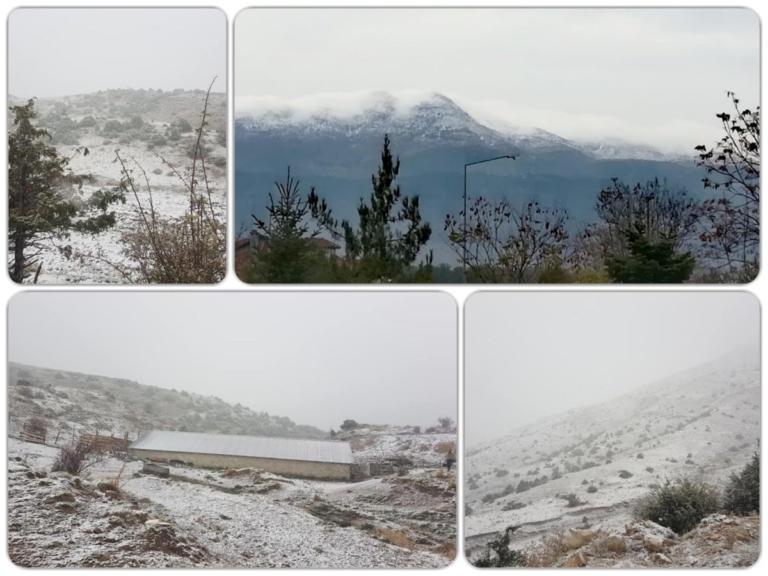 Χιόνια σε Ιωάννινα και Τρίκαλα – Οι πρώτες εικόνες