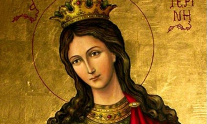 Το βασανιστήριο της Αγίας Αικατερίνης και οι θρύλοι