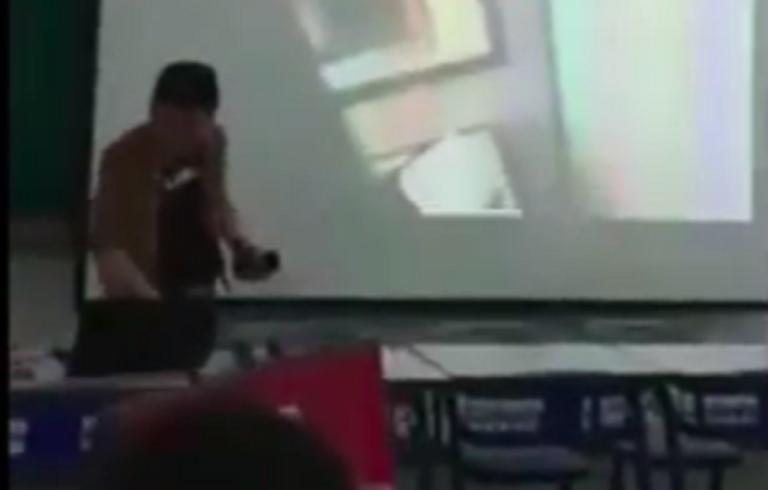 Καθηγητής έβαλε… πορνό καταλάθος στους μαθητές – Ο κακός χαμός στην τάξη! [video]