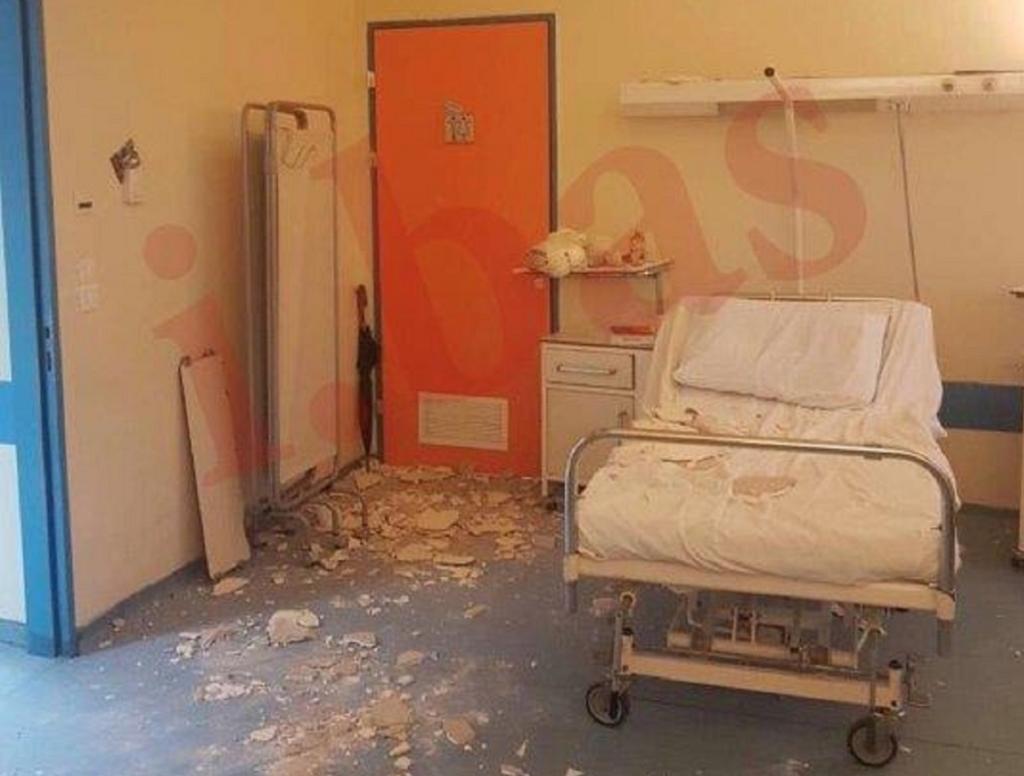 Ντροπή! Κατέρρευσε το ταβάνι στο Νοσοκομείο Νίκαιας – Τραυματίστηκε μητέρα νοσηλευόμενου [pics, video]