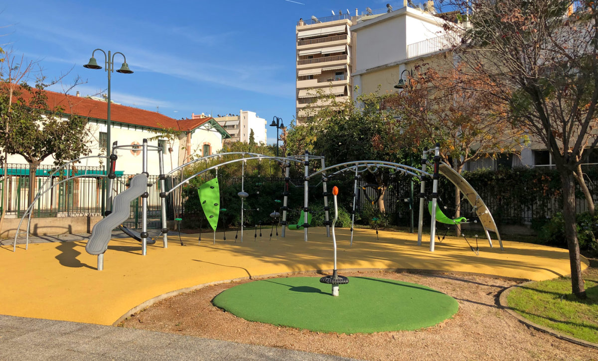 Ανοίγουν δύο από τις ολοκαίνουργιες παιδικές χαρές του δήμου Αθηναίων [pics]