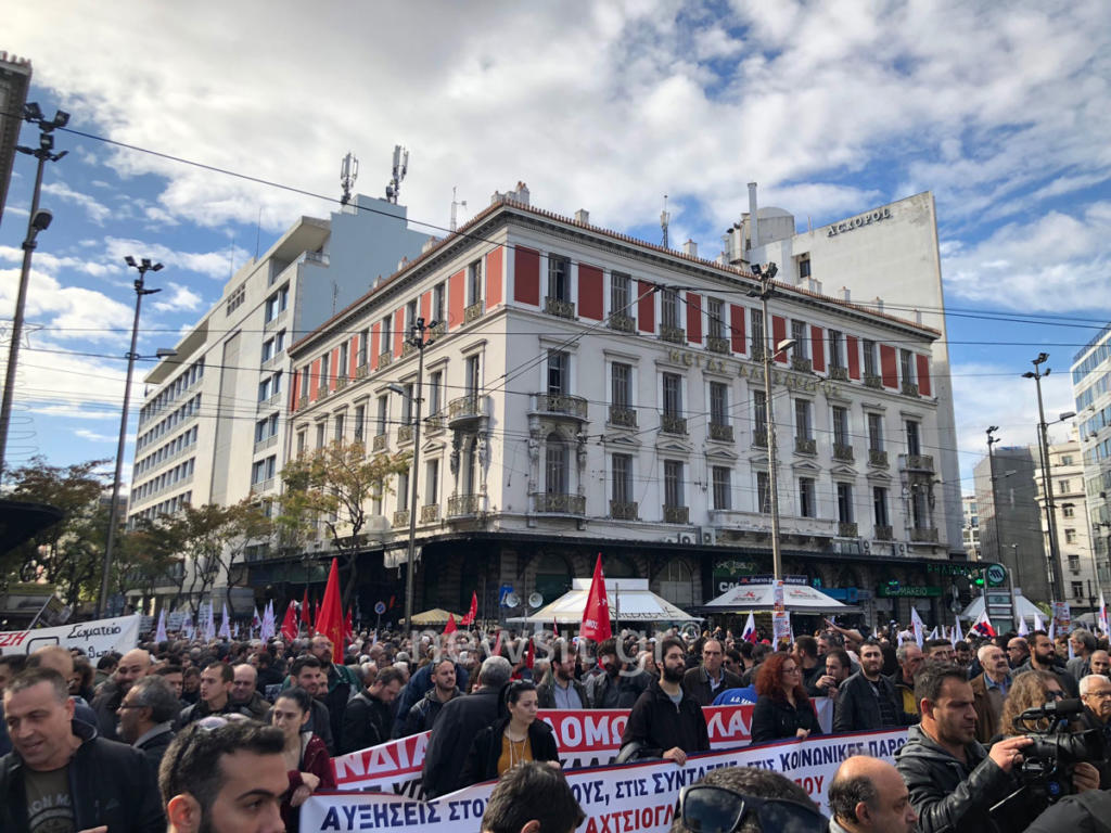 Απεργία ΓΣΕΕ: Ακινητοποιημένα ΜΜΕ, στους δρόμους οι εργαζόμενοι