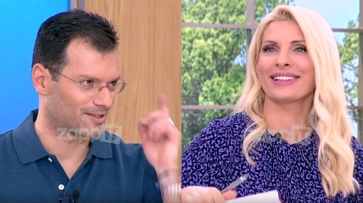 Όταν η Μενεγάκη ρώτησε τον Τεργιάκη που γνώρισε τη σύντροφο του κανείς δεν φανταζόταν την απάντηση!