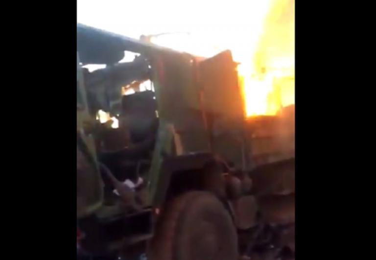 Συγκλονιστικό βίντεο από την έκρηξη σε αποθήκη πυρομαχικών - 7 τούρκοι στρατιώτες νεκροί!