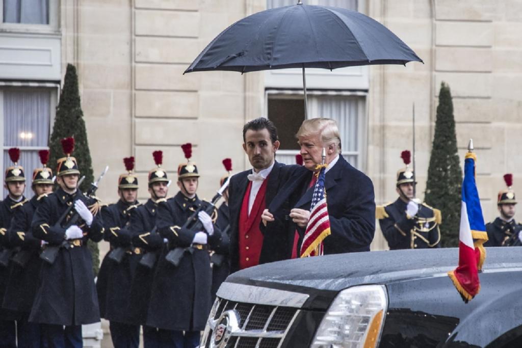 Ο Τραμπ ματαίωσε επίσκεψη σε αμερικανικό κοιμητήριο πεσόντων στο Παρίσι λόγω… βροχής!