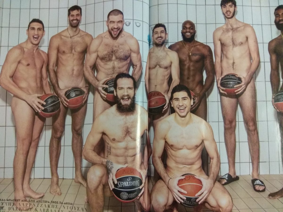 ΑΕΚ: Η γυμνή φωτογράφιση της μπασκετικής ομάδας! [pics]