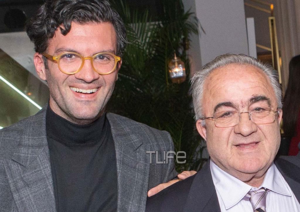 Γιώργος Παπακώστας: Με τον πατέρα του στα λαμπερά εγκαίνια του νέου ιταλικού εστιατορίου του!
