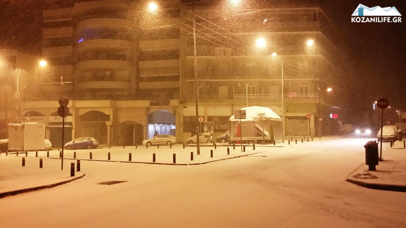 Καιρός: Χιόνι στην Κοζάνη – Το έστρωσε από τη νύχτα