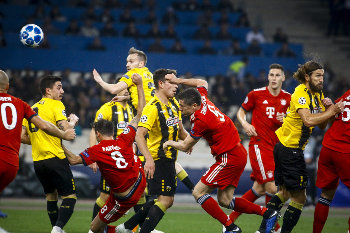 AEK: Πρόστιμο από την UEFA για το παιχνίδι με την Μπάγερν