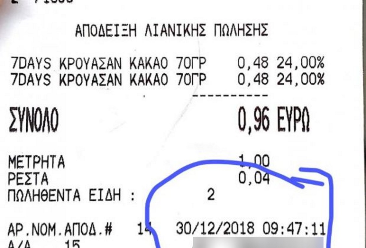 Πάτρα: Τους έκαψε αυτή η απόδειξη – Το πρόβλημα δεν ήταν οι τιμές των προϊόντων [pics]