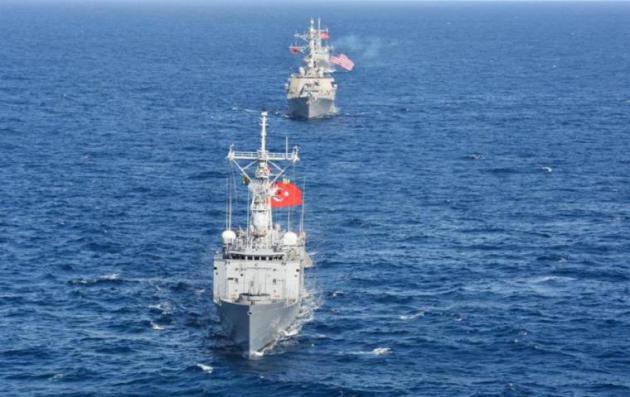 Πολεμικά πλοία των ΗΠΑ έκαναν ασκήσεις με Τούρκους σε περιοχές παράτυπης NAVTEX ! [pics]