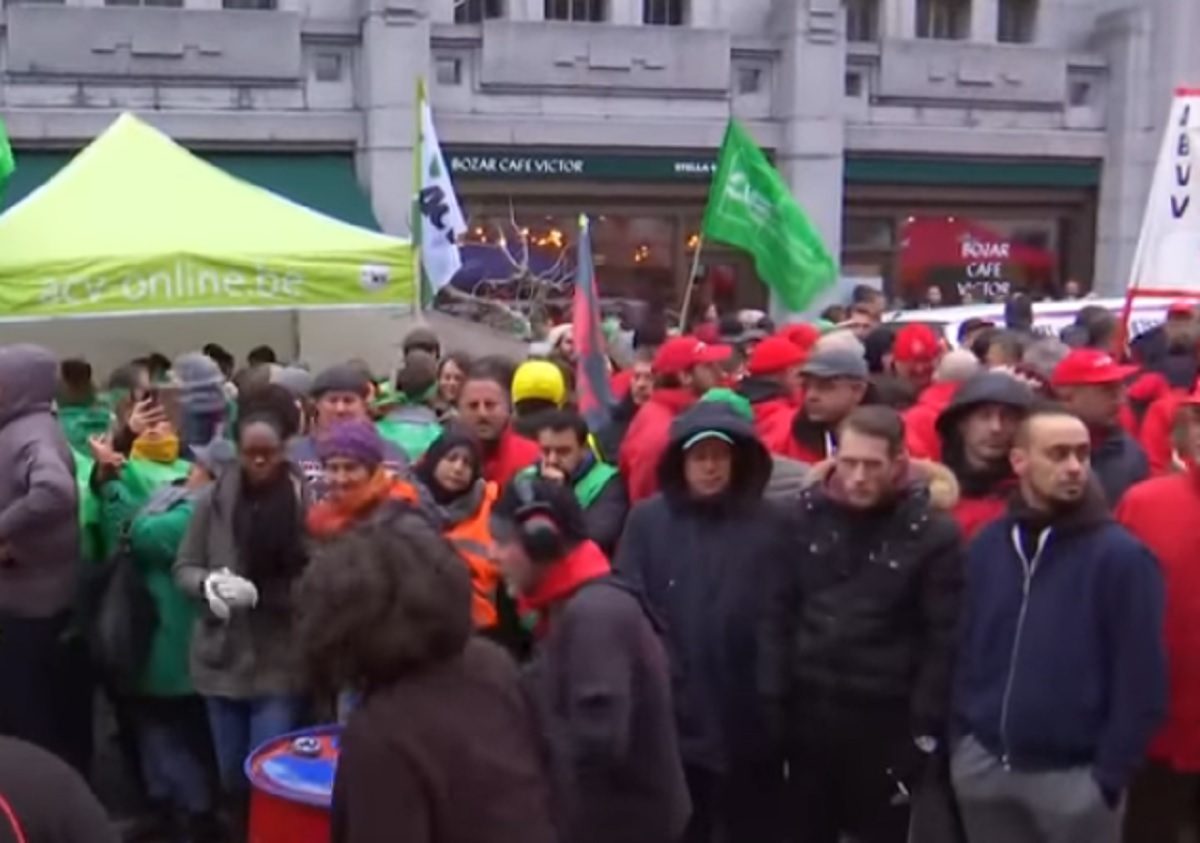 Κίτρινα, κόκκινα και πράσινα γιλέκα διαδηλώνουν στο Βέλγιο! – video