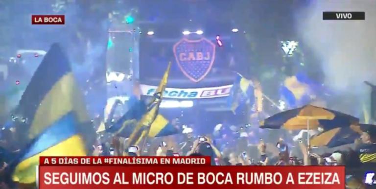Τρομερές σκηνές στην Αργεντινή! Χιλιάδες οπαδοί συνόδευσαν την αποστολή της Μπόκα στο αεροδρόμιο - video