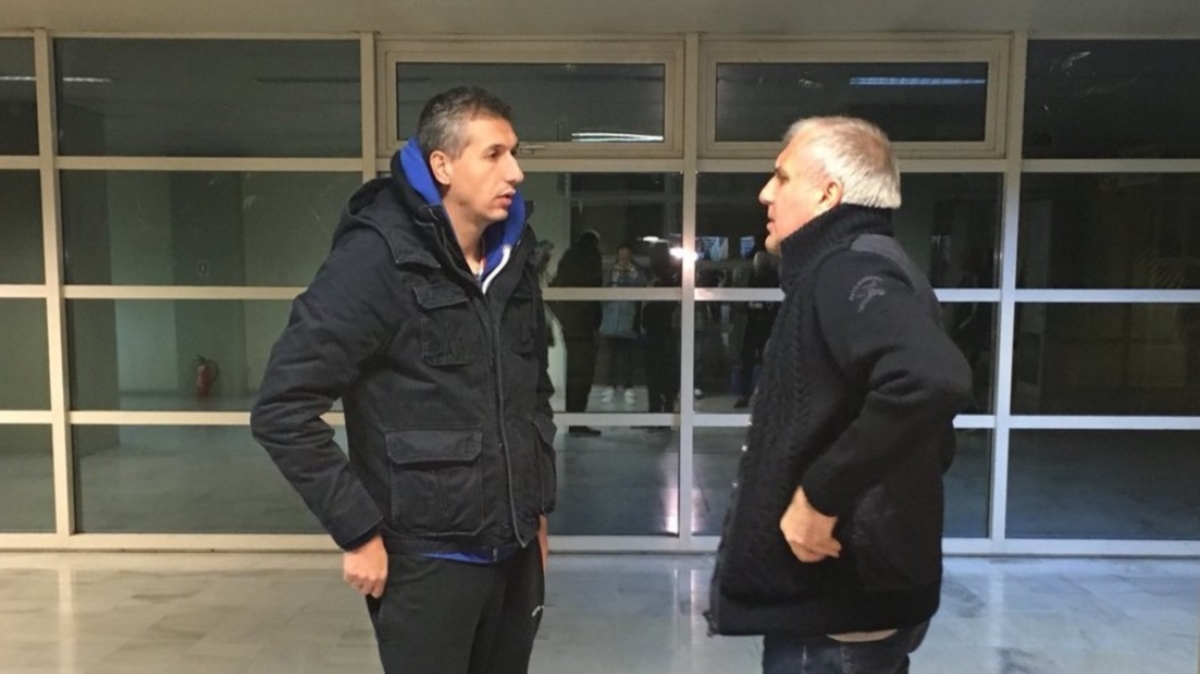 Η συνάντηση δύο “θρύλων” στο ΟΑΚΑ! Μαζί Ομπράντοβιτς και Διαμαντίδης (pic)