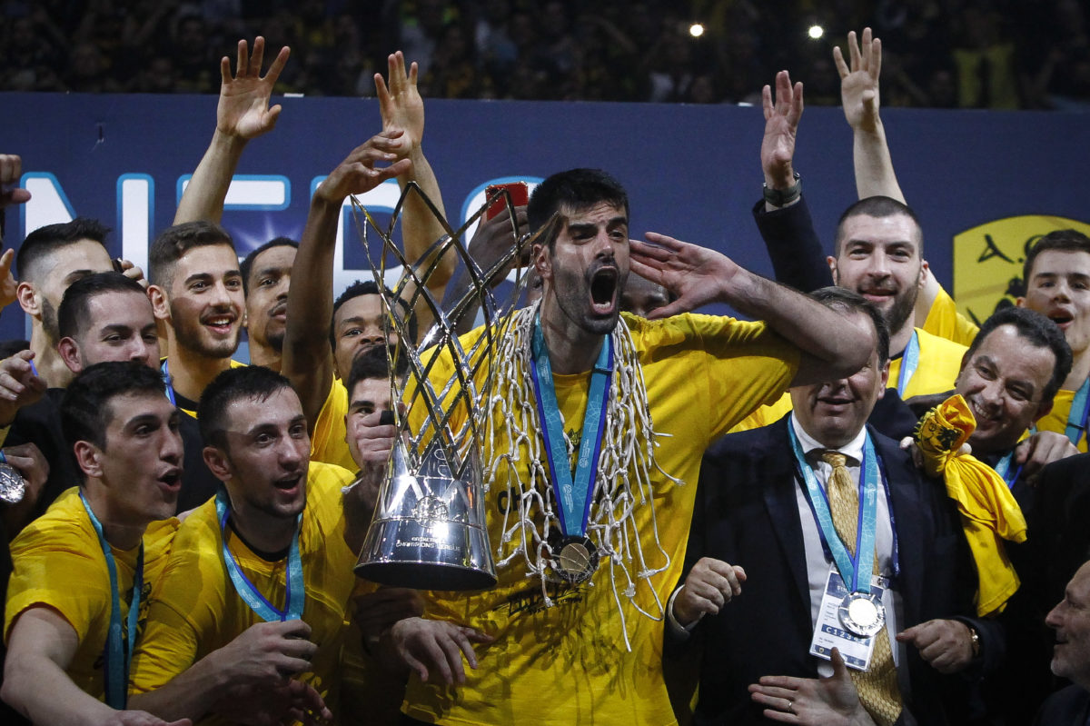 “Ζωγράφισε” για την ΑΕΚ το Basektball Champions League! Η αποθέωση για την πρωταθλήτρια [pic]