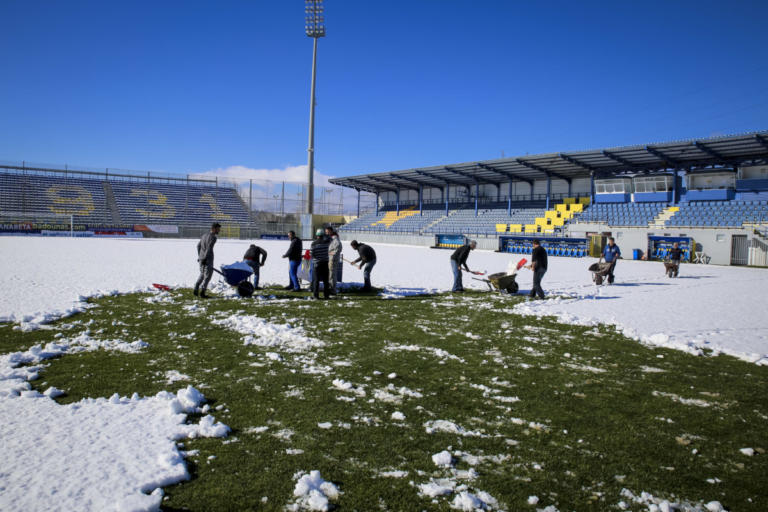 Αστέρας Τρίπολης – ΠΑΟΚ: Απομακρύνεται το χιόνι! Πλησιάζει… η σέντρα – [video, pics]