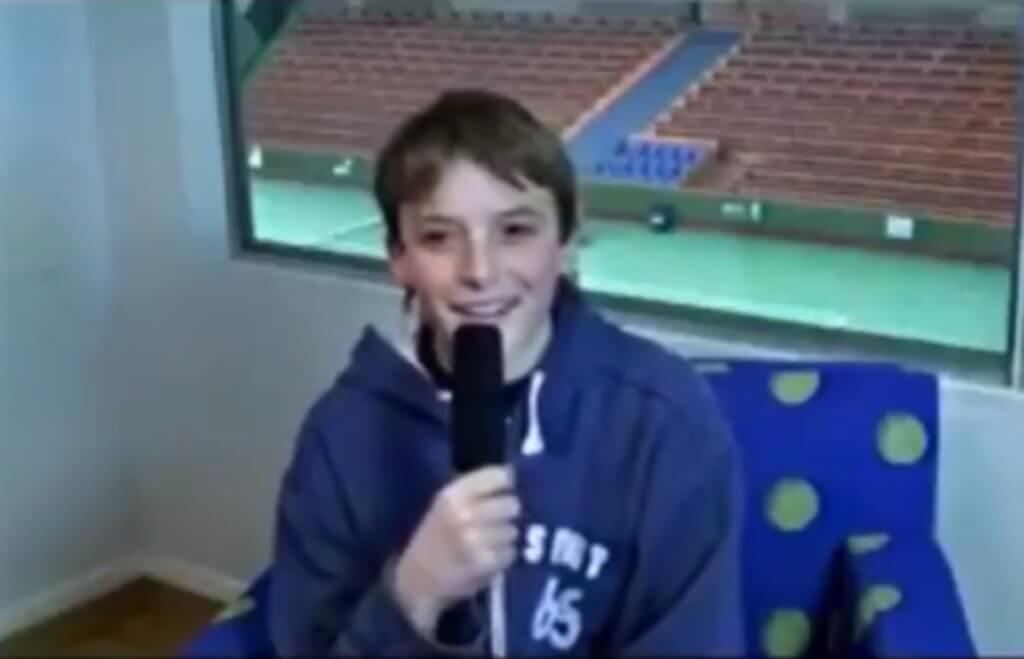 Ο… 13χρονος Τσιτσιπάς μιλάει για τον Φέντερερ και την κορυφή! video