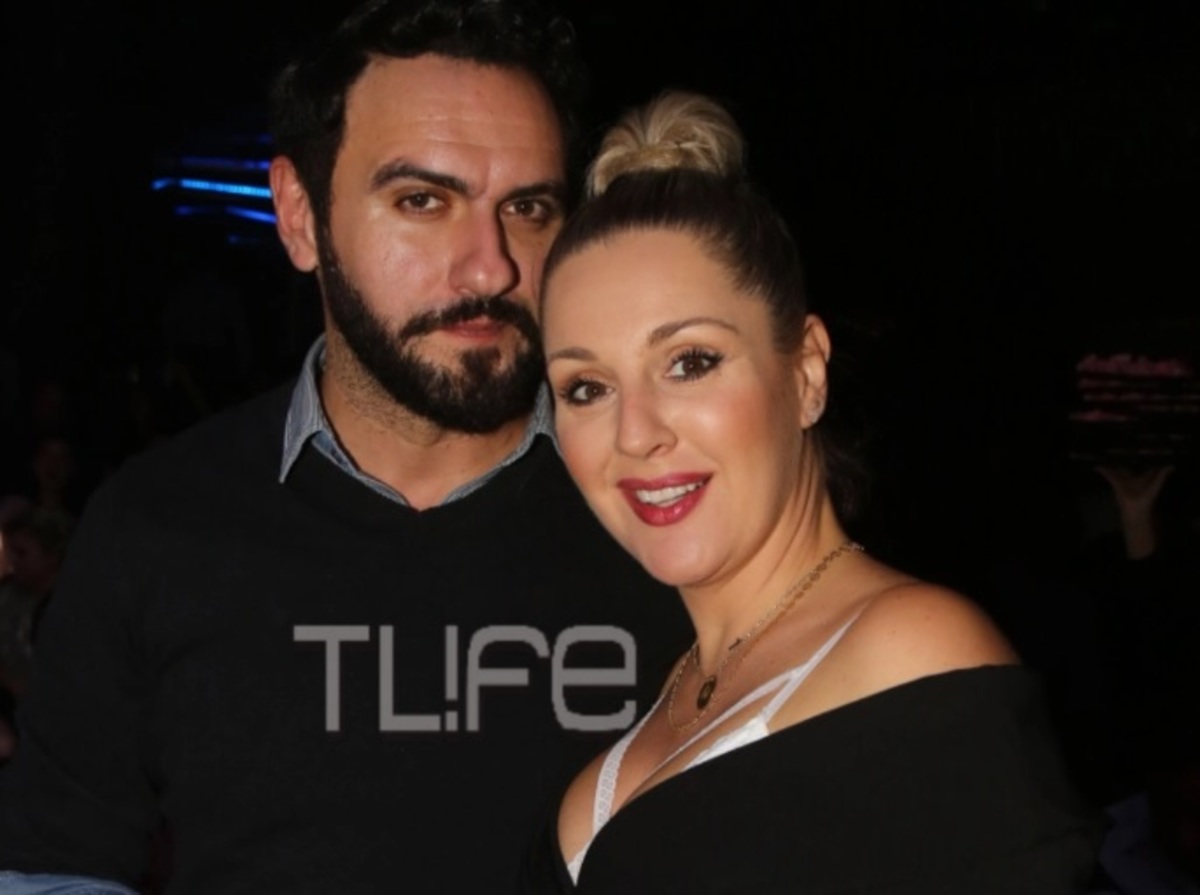 Μελέτης Ηλίας: Στα μπουζούκια με την γοητευτική σύζυγό του! [pics]