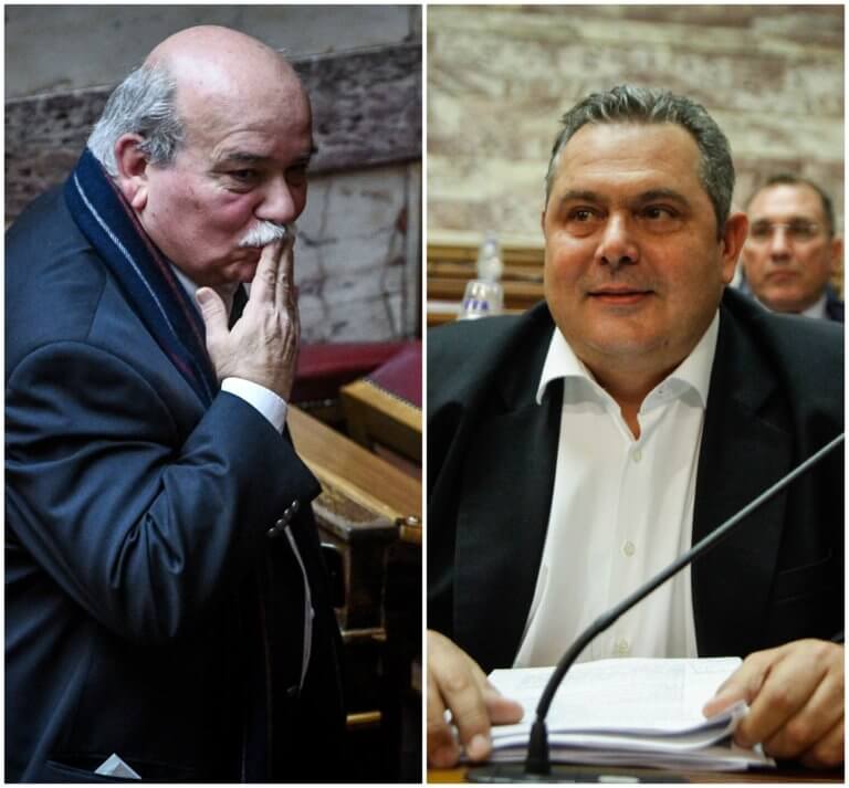 Στα χαρακώματα Νίκος Βούτσης και Πάνος Καμμένος | Newsit.gr Στα χαρακώματα Νίκος Βούτσης και Πάνος Καμμένος | Newsit.gr
