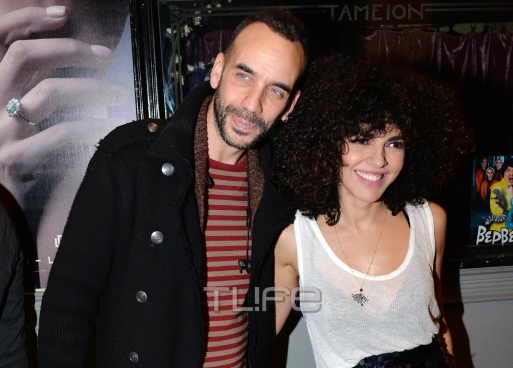 Μαρία Σολώμου: Έλαμψε στην πρεμιέρα της, έχοντας τον Πάνο Μουζουράκη στο πλευρό της! [pics]