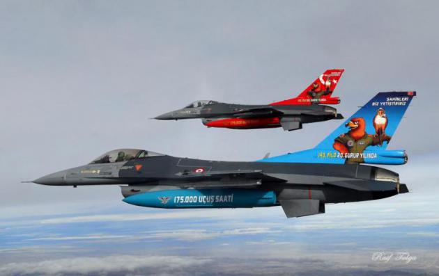 “Ταρίφα” διψήφιων παραβιάσεων και παραβάσεων “έκοψαν” οι Τούρκοι με μαχητικά F-16 στο Αιγαίο!