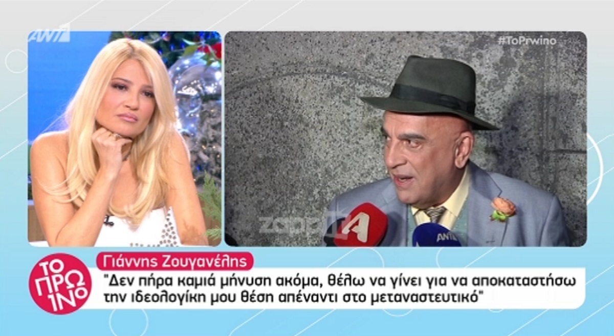 Γιάννης Ζουγανέλης: «Δέχτηκα μήνυση για τη γνώμη μου; Αυτό είναι δημοκρατία; Αυτό είναι ρατσισμός»!
