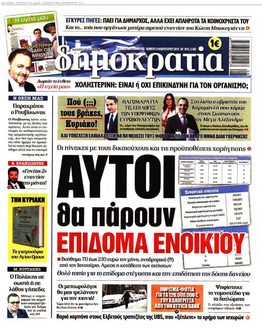 ΔΗΜΟΚΡΑΤΙΑ 21-02-2019