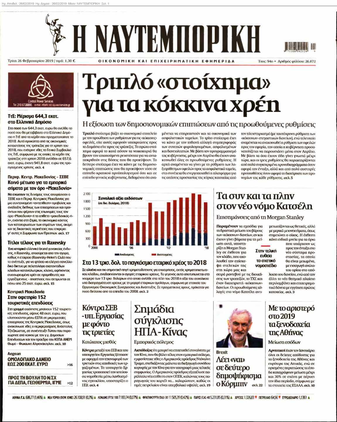 ΝΑΥΤΕΜΠΟΡΙΚΗ 26-02-2019