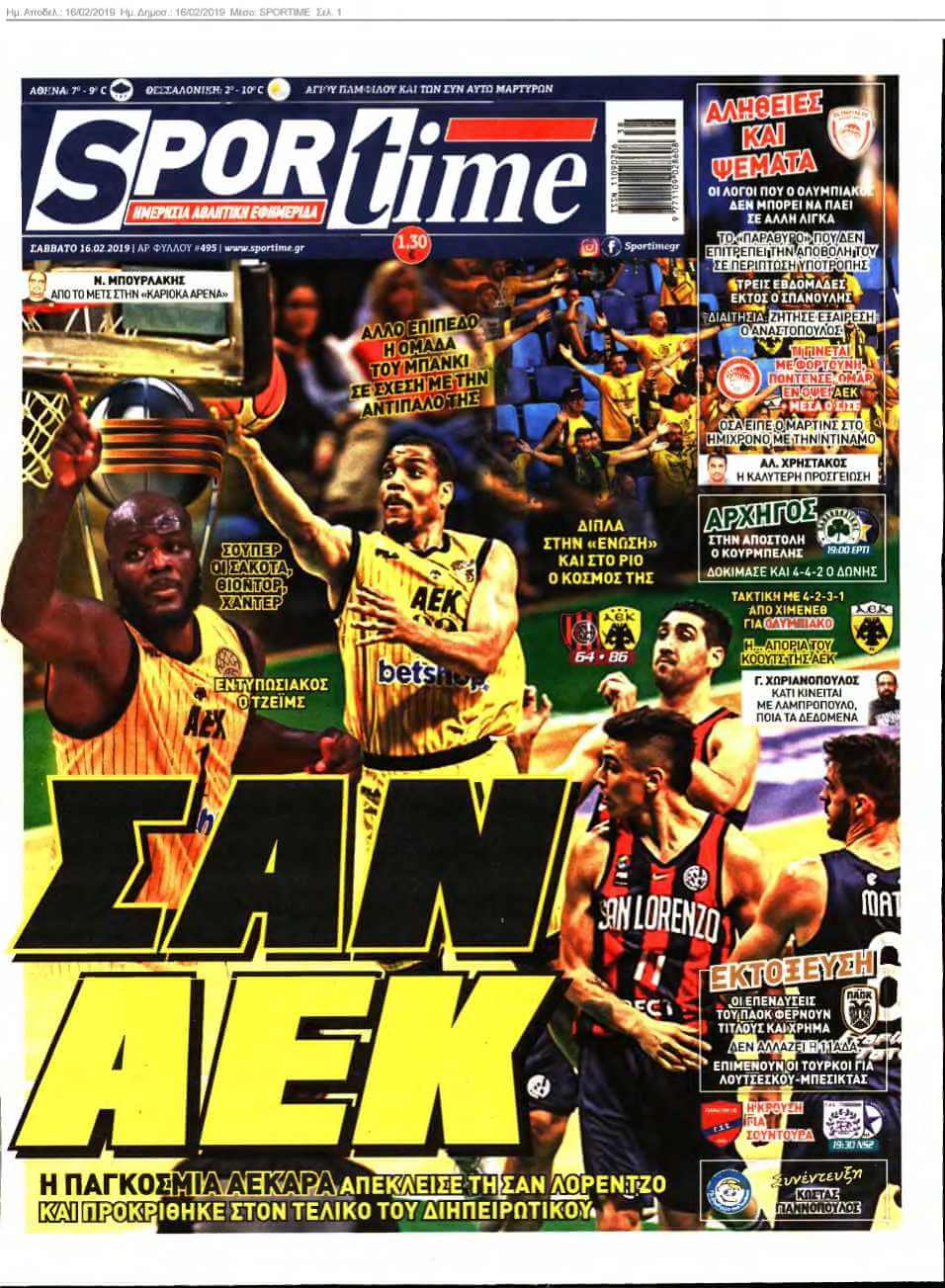 SPORTIME 16-02-2019