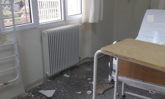ΠΟΕΔΗΝ: Πέφτουν σοβάδες στο Νοσοκομείο του Κιλκίς