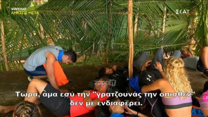 Αδιανόητη ατάκα στο Survivor! Σίμος κατά Βασιλικού: «Άμα την… γρατζουνάς την όπισθεν»!