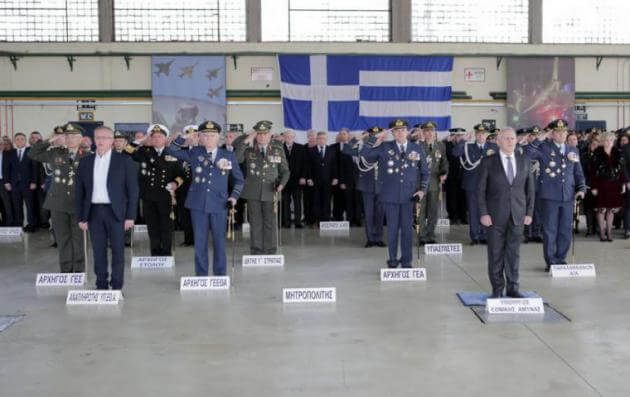Υπό το βλέμμα της στρατιωτικής ηγεσίας των ΕΔ η αλλαγή διοίκησης στο Αρχηγείο Τακτικής Αεροπορίας [pics]