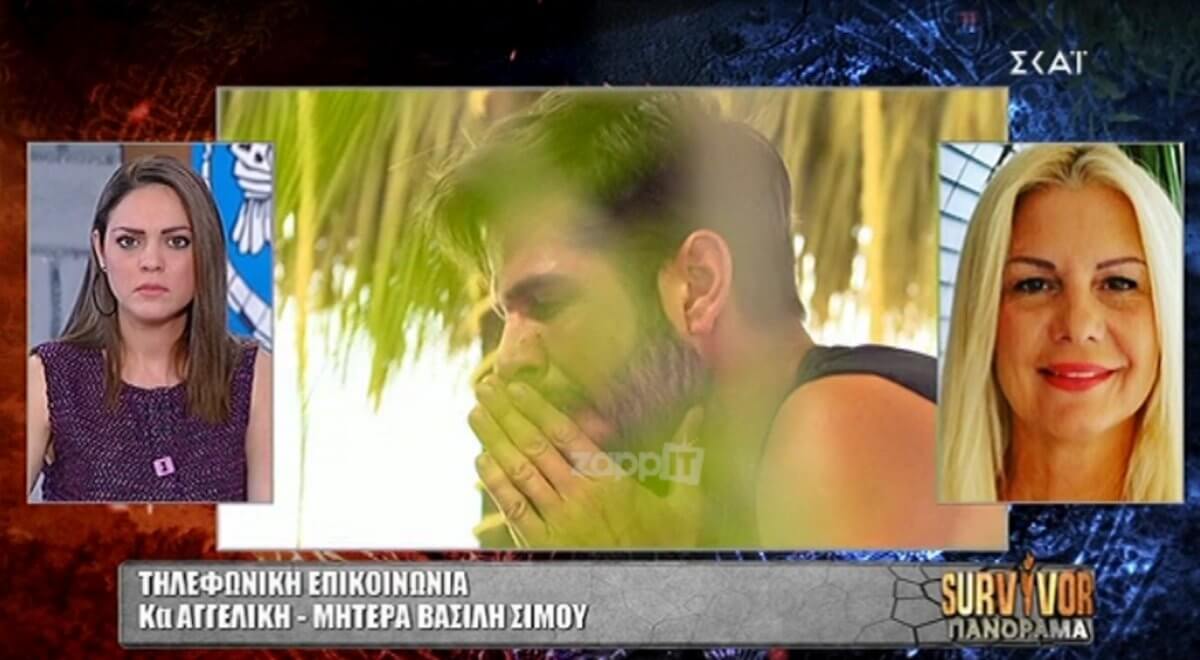 Survivor: Η μητέρα του Βασίλη Σίμου απάντησε on air στη Μπάγια Αντωνοπούλου! «Με φέρατε σε δύσκολη θέση»