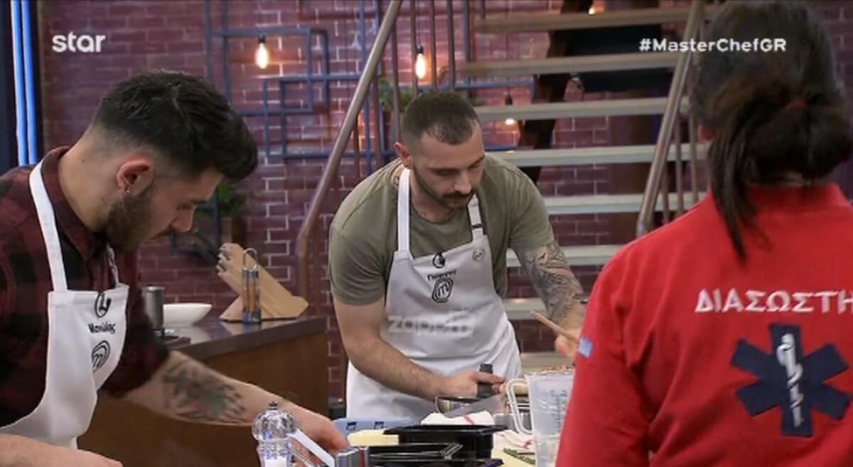 MasterChef: Κόπηκε με το μαχαίρι και άρχισε τα… γαλλικά! Δεν προλάβαινε τα μπιπ η παραγωγή…