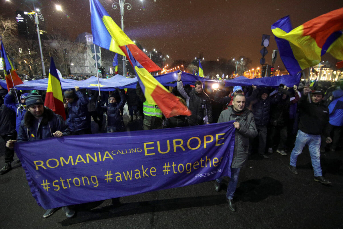 Ρουμανία: Χιλιάδες διαδηλωτές κατά των δικαστικών μεταρρυθμίσεων