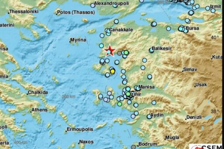 Σεισμός αισθητός στη Λέσβο: Τι καταγράφουν οι σεισμογράφοι – Συνεχής ενημέρωση