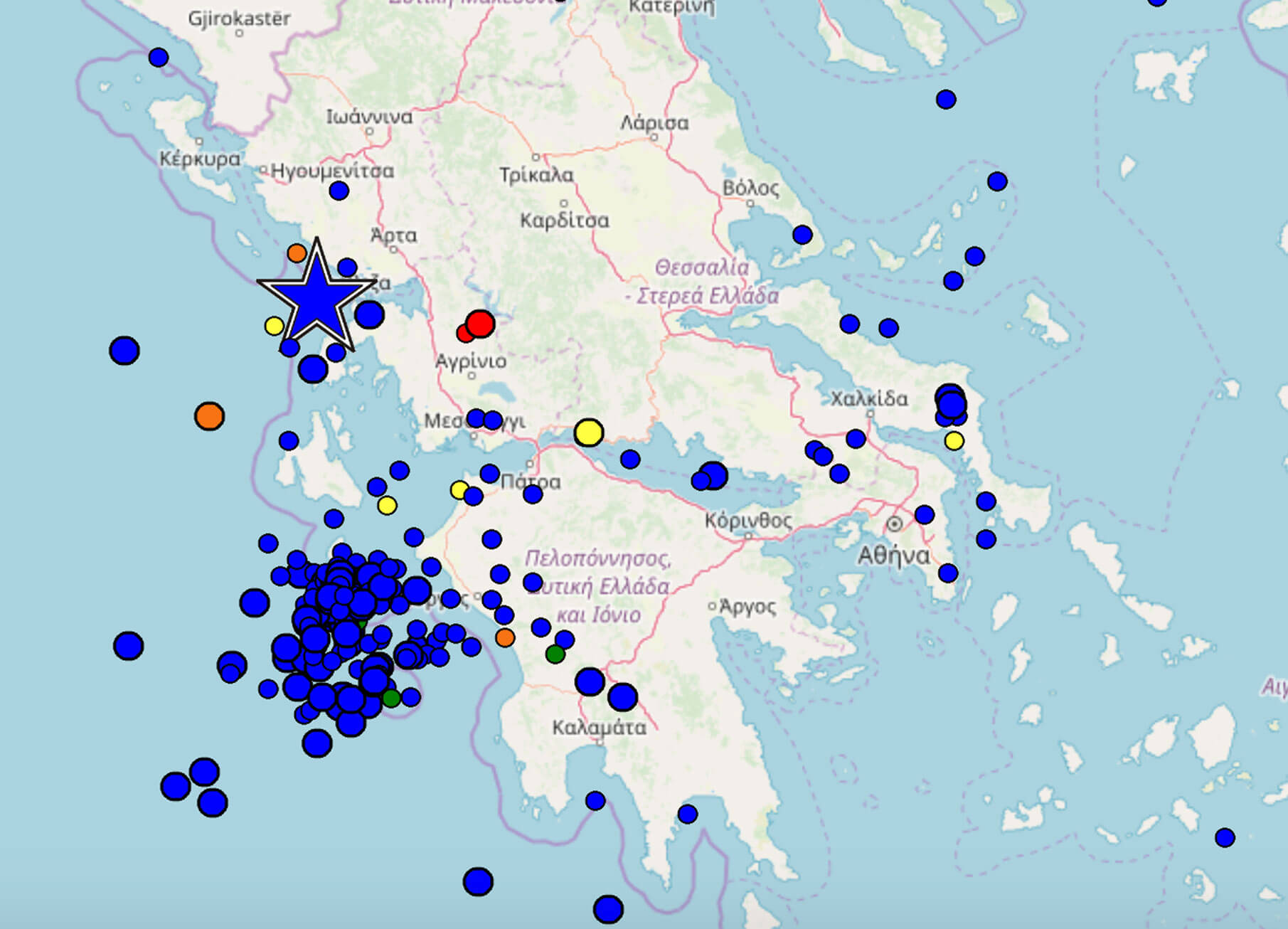 Σεισμός 5,2 ρίχτερ στην Πρέβεζα