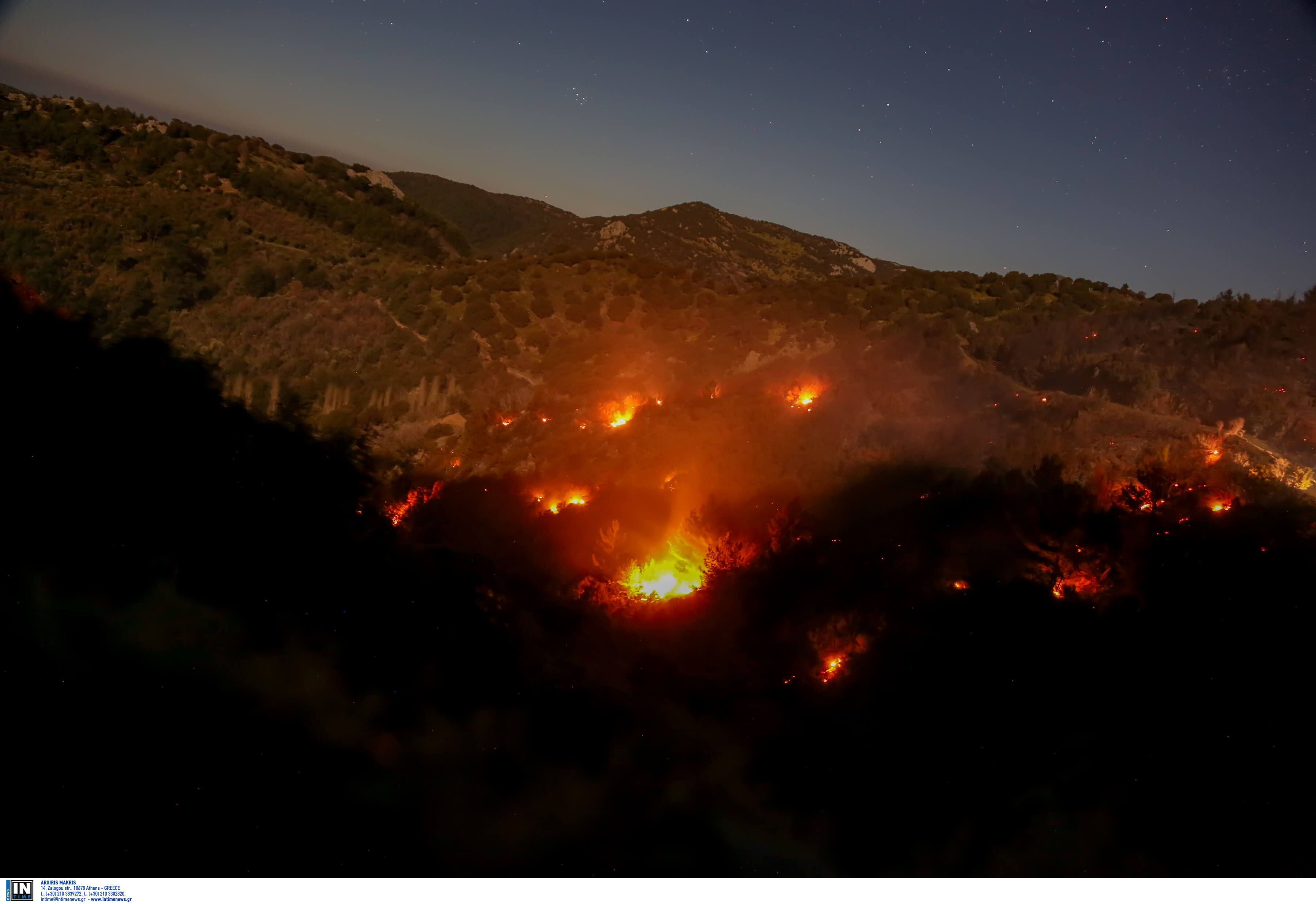 Μυτιλήνη: Φωτιά έκανε στάχτη 100 στρέμματα δάσους – Διαπιστώθηκε ο τρόπος που προκλήθηκε [pics]