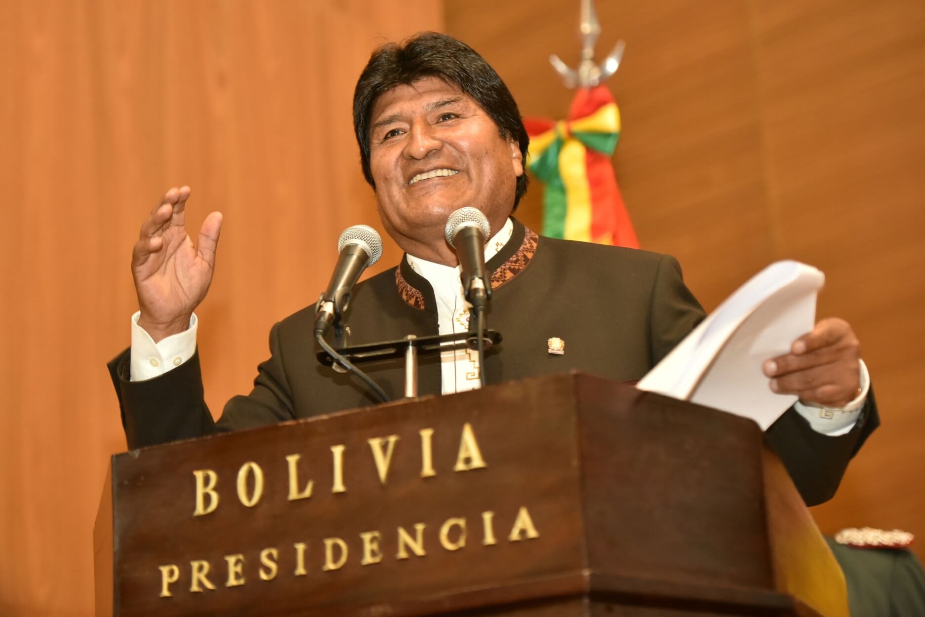 Στην Αθήνα ο πρόεδρος της Βολιβίας, Έβο Μοράλες
