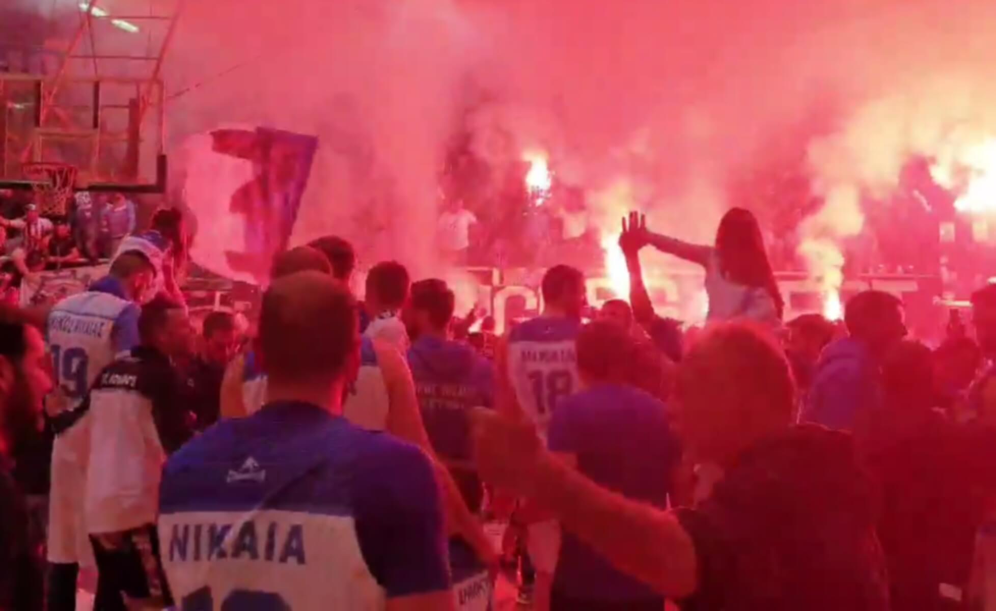 Η Νίκαια “κάηκε”! Ο Ιωνικός επέστρεψε στα… σαλόνια της Basket League – video