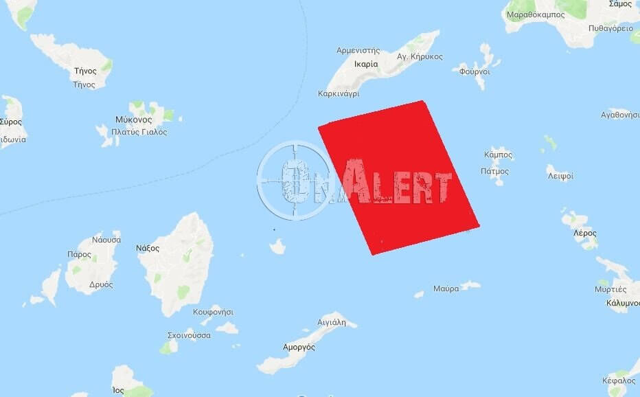 Προκλητική τουρκική NAVTEX στην καρδιά του Αιγαίου μετά την “αερομαχία” με Τσίπρα και τις δεκάδες παραβιάσεις