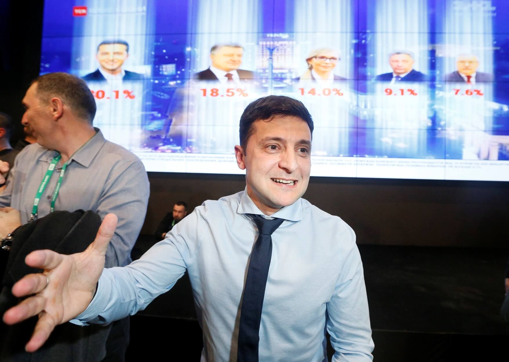 Ουκρανία: Ένας κωμικός κέρδισε στον 1ο γύρο των προεδρικών εκλογών!