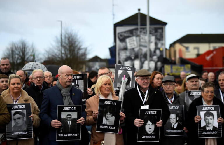 “Σίφουνες” στην Ιρλανδία – Απήγγειλαν κατηγορίες για την “Ματωμένη Κυριακή”… 47 χρόνια μετά