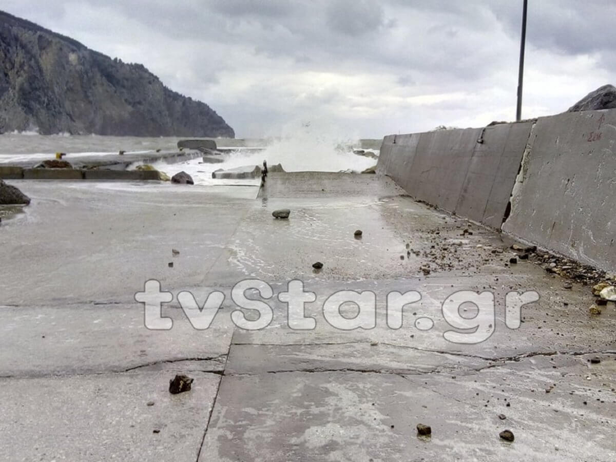 Οι άνεμοι πλήγωσαν την Εύβοια: Ζημιές, πτώσεις δέντρων και διακοπές ρεύματος [pics]