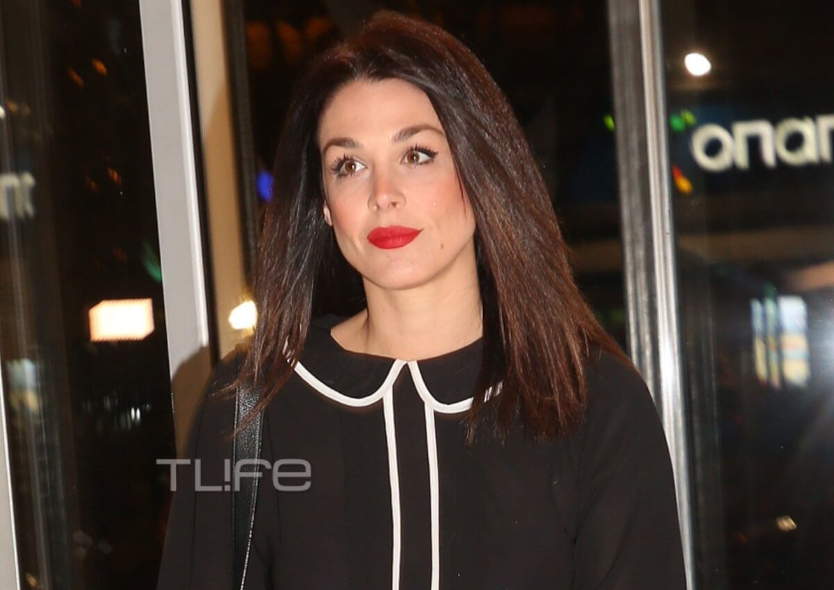 Ιωάννα Τριανταφυλλίδου: Chic εμφάνιση σε βραδινή έξοδο χωρίς τον Πάνο Βλάχο! [pics]